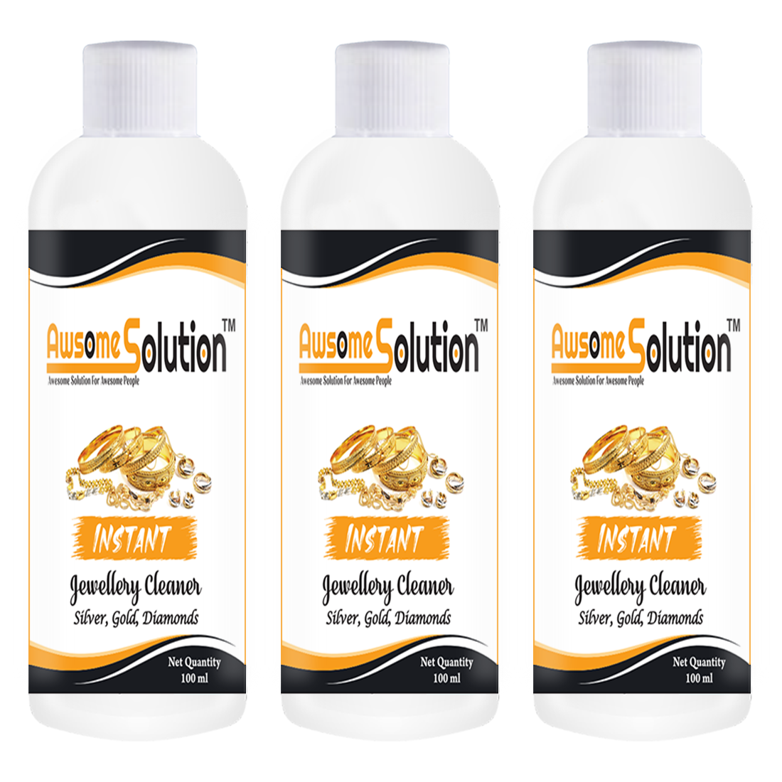 The Beadsmith Precious Liquid Jewelry Cleaner-Spray on & Rinse (4 oz. bottle)